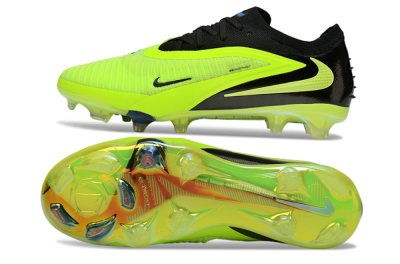 Unisex Nike Phantom 6 Low Elite FG Firm Ground Low-Tops Football Boots - Yellow/Electric Lime/Black