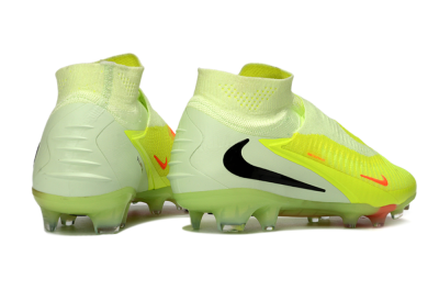Unisex Nike Phantom 6 Elite High FG Firm Ground Low-Tops Football Boots - Yellow/Fluorescent Yellow/Neon Orange