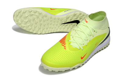 Unisex Nike Phantom 6 Elite High TF Artificial Turf Low-Tops Football Shoes - Yellow/Electric Lemon/Neon Green