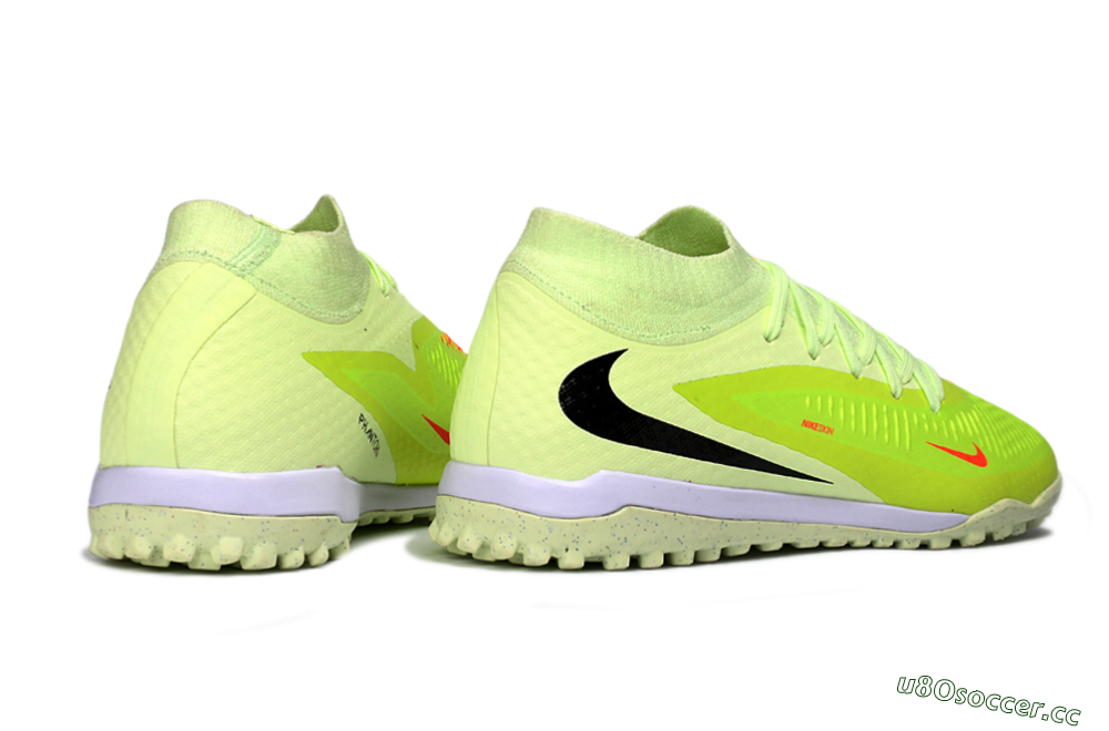 Unisex Nike Phantom 6 Elite High TF Artificial Turf Low-Tops Football Shoes - Yellow/Electric Lemon/Neon Green 6