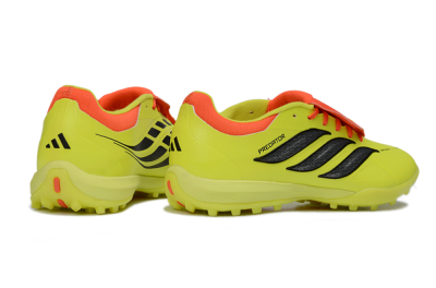 Men's Adidas Predator 26 Elite Fold-Over Tongue TF Artificial Turf Low-Tops Football Shoes - Yellow/Electric Yellow/Flame Orange