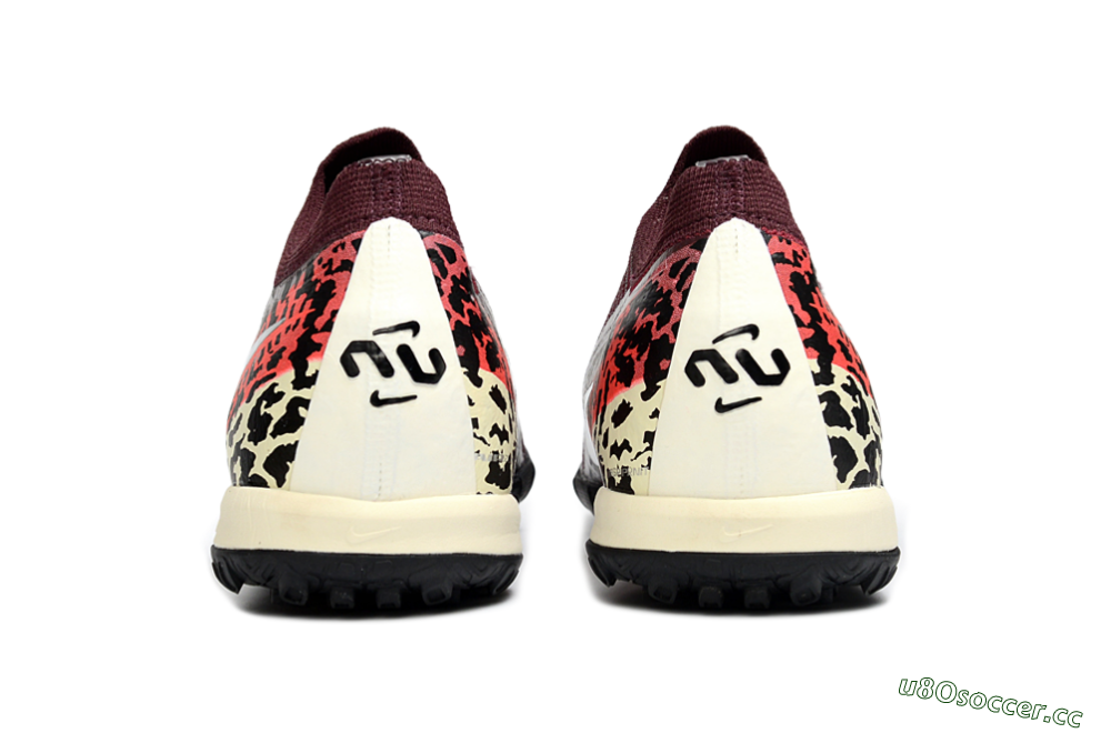 Unisex Nike Air Zoom Mercurial Vapor 16 Elite TF Artificial Turf Low-Tops Football Shoes - Maroon/Crimson Red/Black 5