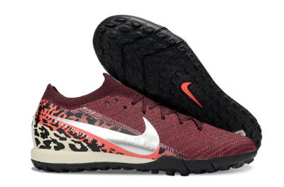 Unisex Nike Air Zoom Mercurial Vapor 16 Elite TF Artificial Turf Low-Tops Football Shoes - Maroon/Crimson Red/Black