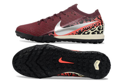 Unisex Nike Air Zoom Mercurial Vapor 16 Elite TF Artificial Turf Low-Tops Football Shoes - Maroon/Crimson Red/Black
