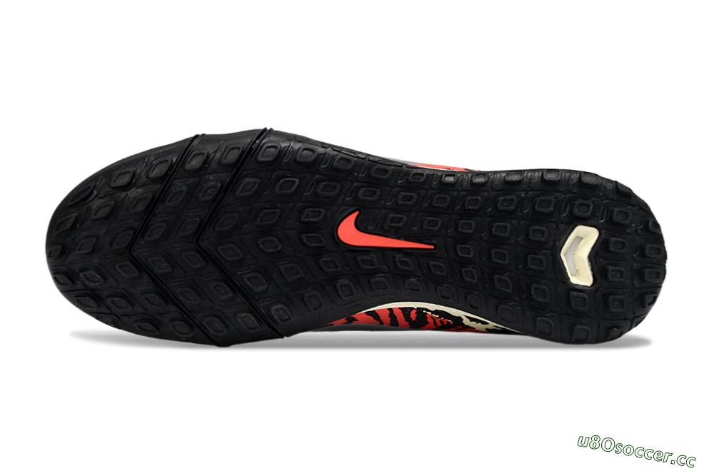 Unisex Nike Air Zoom Mercurial Vapor 16 Elite TF Artificial Turf Low-Tops Football Shoes - Maroon/Crimson Red/Black 6