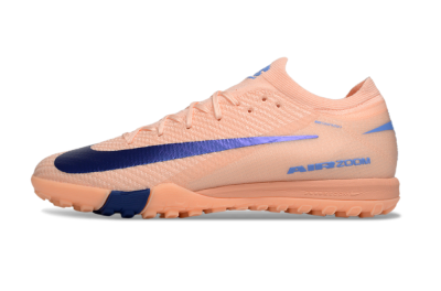 Unisex Nike Air Zoom Mercurial Vapor 16 Elite TF Artificial Turf Low-Tops Football Shoes - Peach/Navy Blue/Light Orange