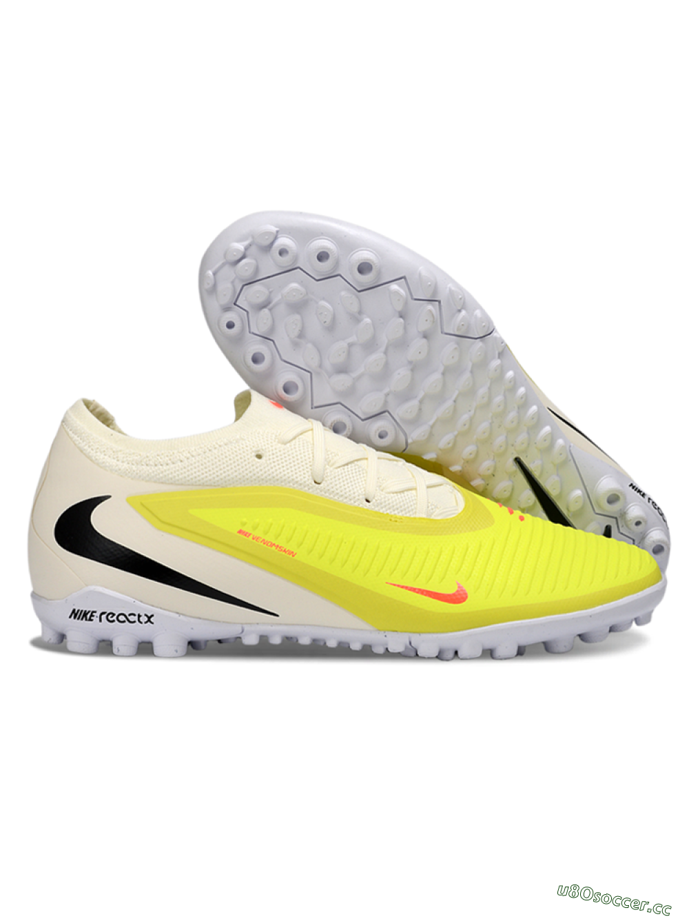 Unisex Nike Phantom 6 Elite Low TF Artificial Turf Low-Tops Football Shoes - Yellow/Neon Yellow/White 2