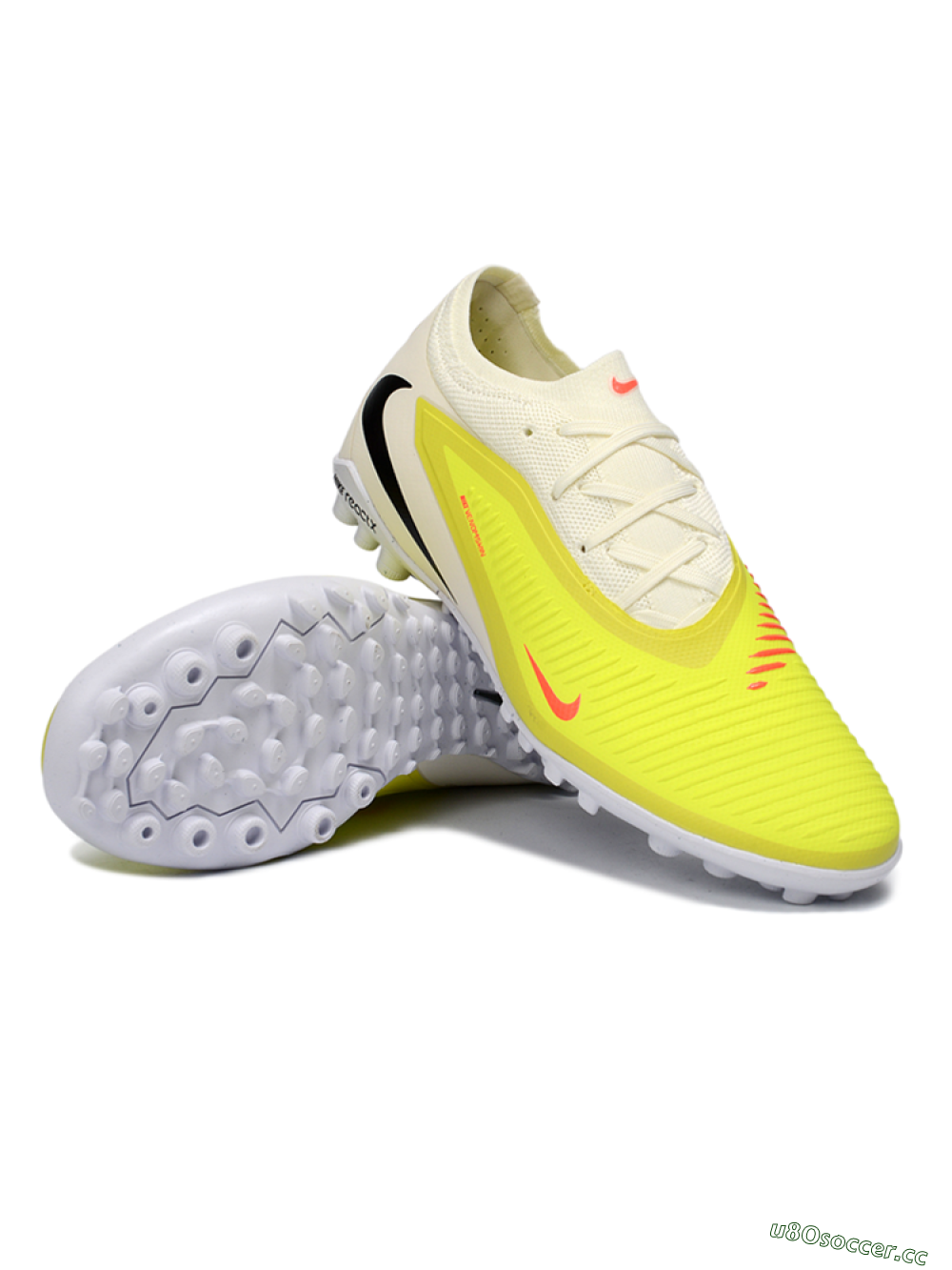 Unisex Nike Phantom 6 Elite Low TF Artificial Turf Low-Tops Football Shoes - Yellow/Neon Yellow/White 3