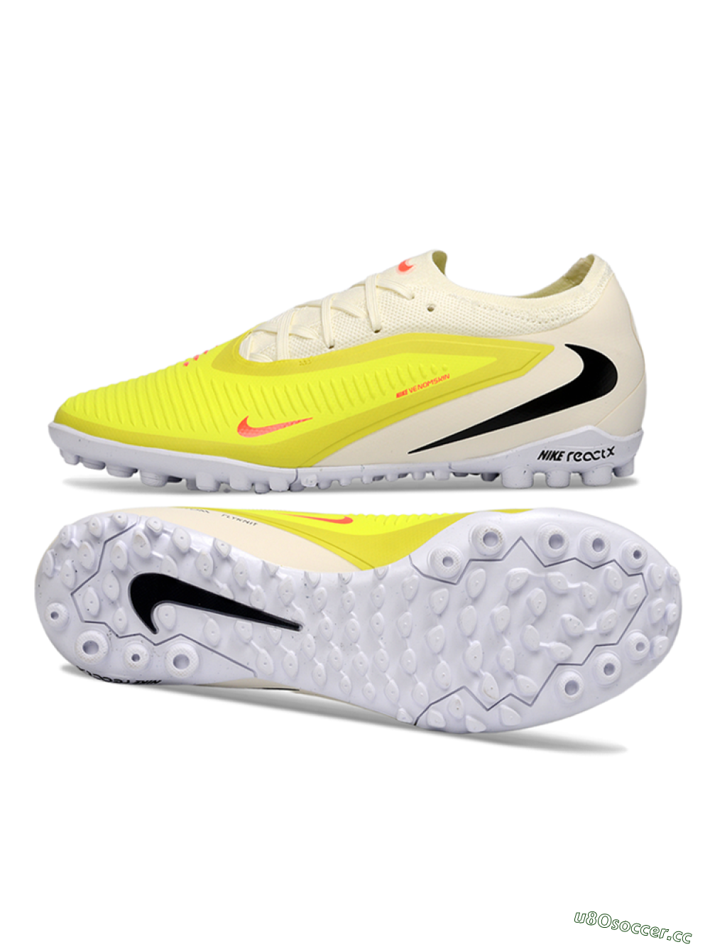 Unisex Nike Phantom 6 Elite Low TF Artificial Turf Low-Tops Football Shoes - Yellow/Neon Yellow/White 1