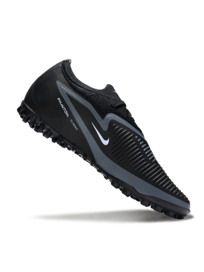 Unisex Nike Phantom 6 Elite Low TF Artificial Turf Low-Tops Football Shoes - Black/Charcoal Gray/White