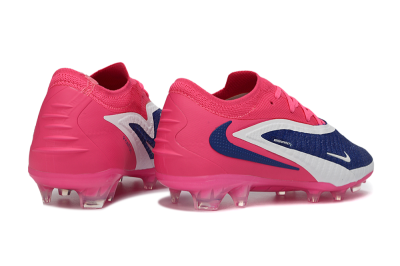 Unisex Nike Phantom 6 Elite Low FG Firm Ground Low-Tops Football Boots - Blue/Vibrant Pink/Deep Navy