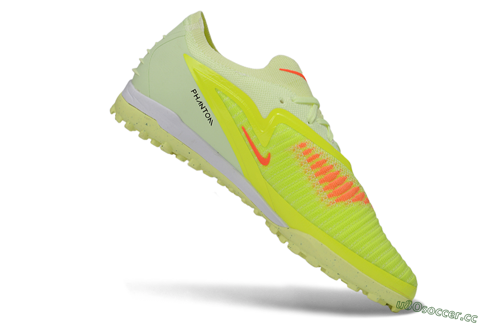 Unisex Nike Phantom 6 Elite Low TF Artificial Turf Low-Tops Football Shoes - Yellow/Fluorescent Yellow/Black 4
