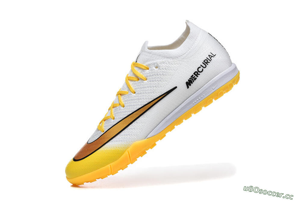 Men's Nike Air Zoom Mercurial Vapor 16 Elite TF Artificial Turf Low-Tops Football Shoes - Yellow/Sunburst Yellow/Golden Glow 8