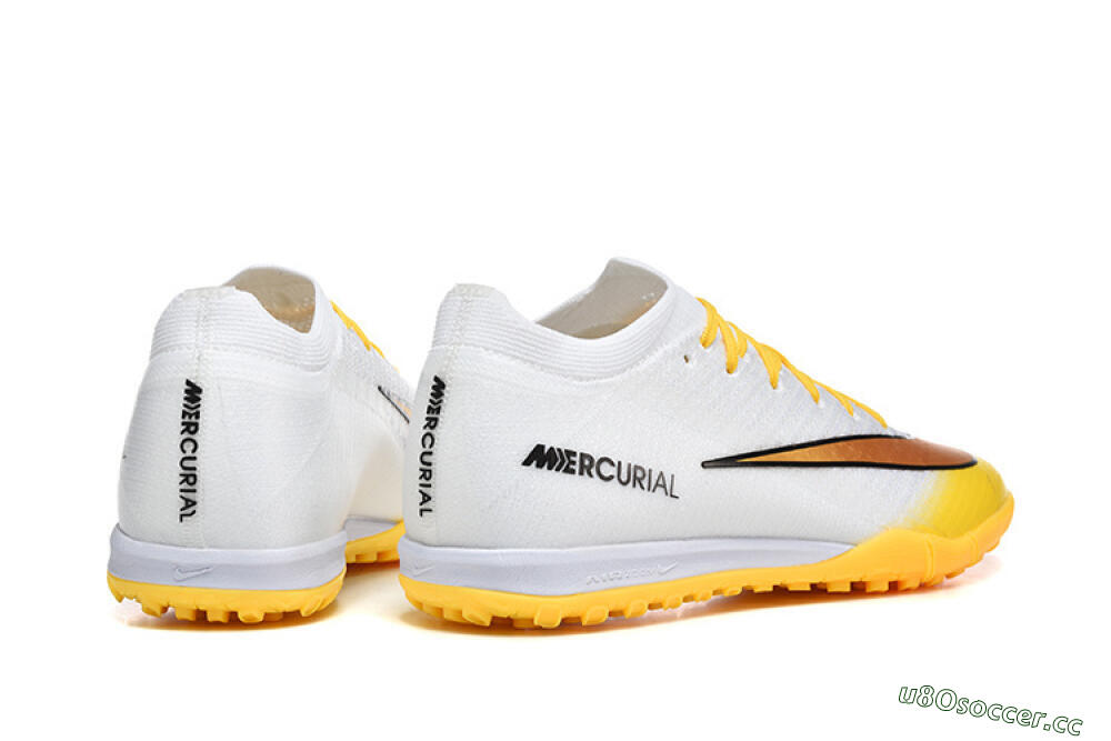 Men's Nike Air Zoom Mercurial Vapor 16 Elite TF Artificial Turf Low-Tops Football Shoes - Yellow/Sunburst Yellow/Golden Glow 9