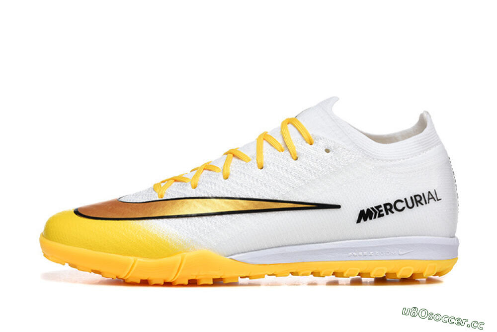 Men's Nike Air Zoom Mercurial Vapor 16 Elite TF Artificial Turf Low-Tops Football Shoes - Yellow/Sunburst Yellow/Golden Glow 0