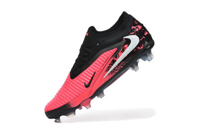 Unisex Nike Phantom 6 Elite Low FG Firm Ground Low-Tops Football Shoes - Pink/Electric Pink/Black