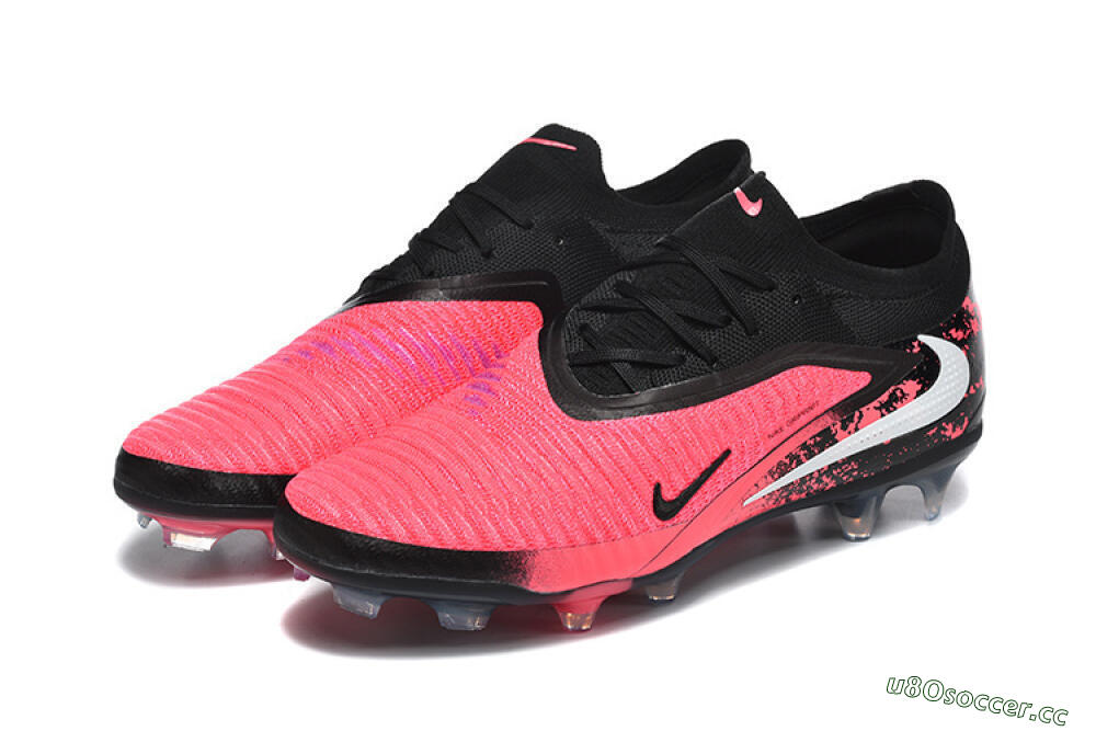 Unisex Nike Phantom 6 Elite Low FG Firm Ground Low-Tops Football Shoes - Pink/Electric Pink/Black 5