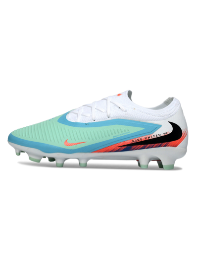 Unisex Nike Phantom 6 Elite Low FG Firm Ground Low-Tops Football Boots - Aqua/Coral Burst/White Wave