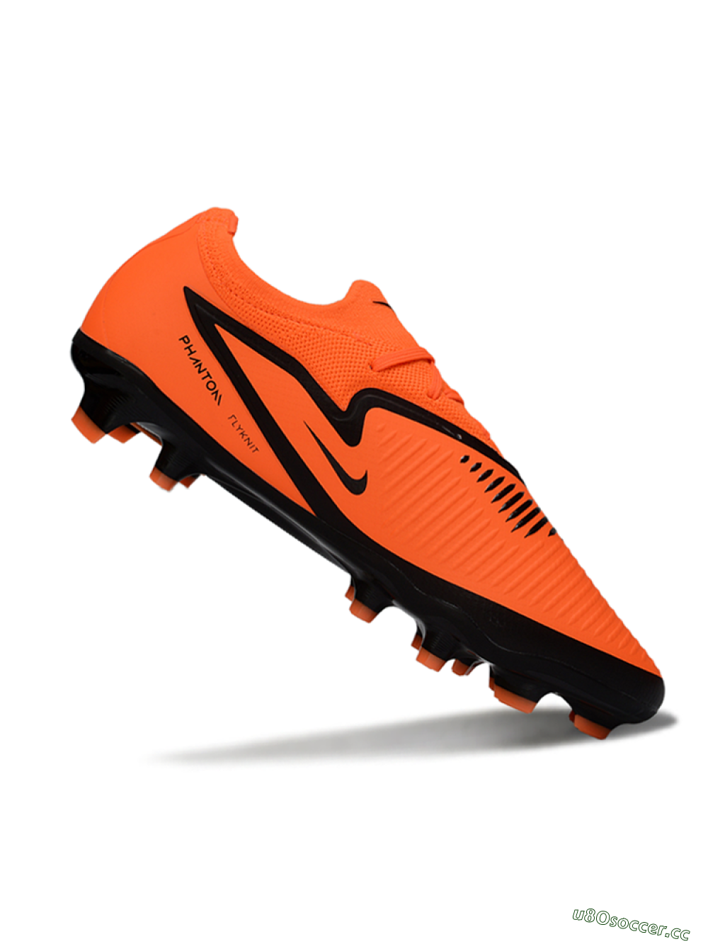 Unisex Nike Phantom 6 Elite Low FG Firm Ground Low-Tops Football Boots - Orange/Flame Burst/Shadow Black 4