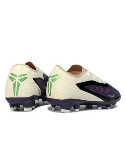 Unisex Nike Phantom 6 Elite Low FG Firm Ground Low-Tops Football Boots - Purple/Ivory/Black