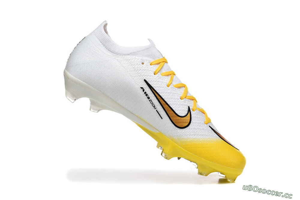 Men's Nike Air Zoom Mercurial Vapor 16 Elite FG Firm Ground Low-Tops Football Boots - Yellow/Bright Yellow/White 7
