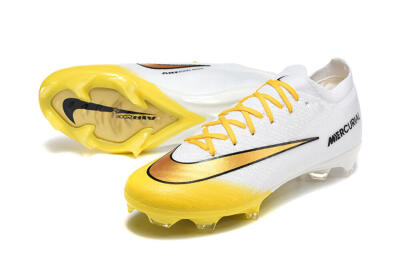 Men's Nike Air Zoom Mercurial Vapor 16 Elite FG Firm Ground Low-Tops Football Boots - Yellow/Bright Yellow/White