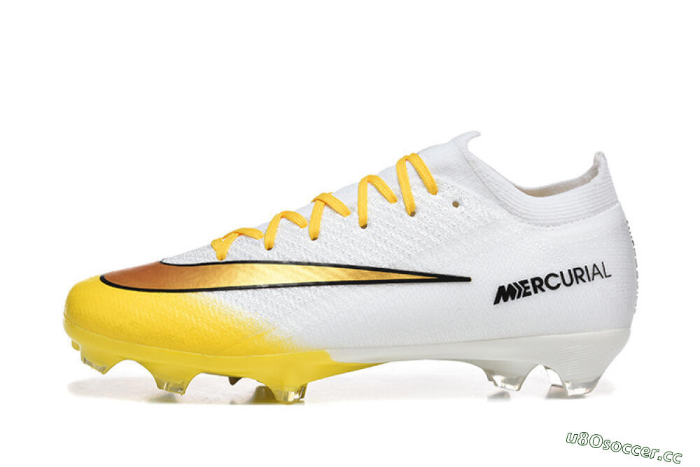 Men's Nike Air Zoom Mercurial Vapor 16 Elite FG Firm Ground Low-Tops Football Boots - Yellow/Bright Yellow/White 0