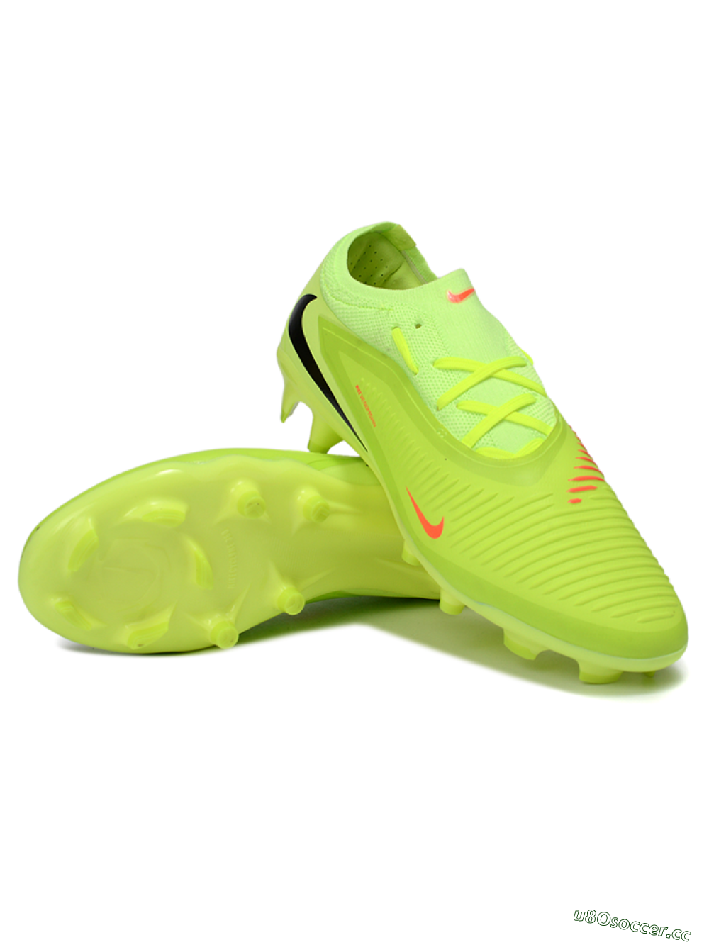 Unisex Nike Phantom 6 Elite Low FG Firm Ground Low-Tops Football Boots - Yellow/Neon Yellow/Black 3
