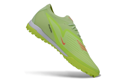 Unisex Nike Phantom 6 Elite Low TF Artificial Turf Low-Tops Football Boots - Green/Lime Zest/Neon Vibe