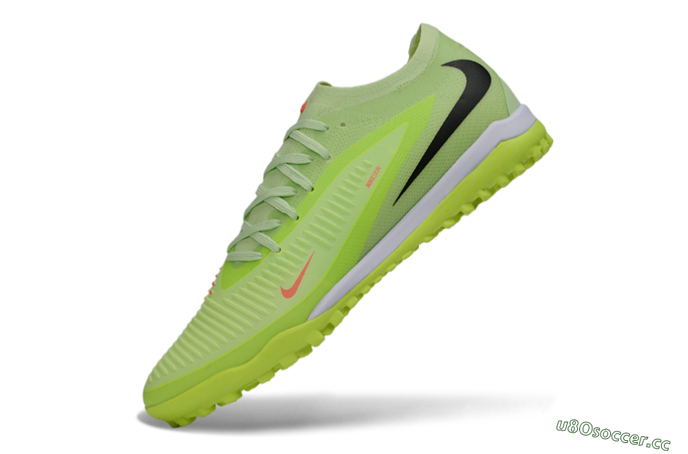 Unisex Nike Phantom 6 Elite Low TF Artificial Turf Low-Tops Football Boots - Green/Lime Zest/Neon Vibe 5
