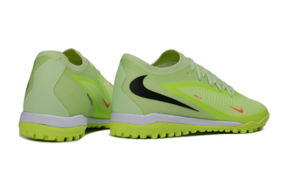 Unisex Nike Phantom 6 Elite Low TF Artificial Turf Low-Tops Football Boots - Green/Lime Zest/Neon Vibe