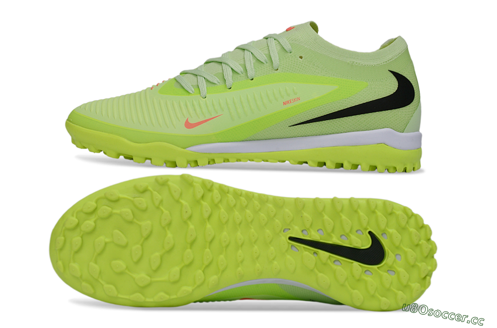 Unisex Nike Phantom 6 Elite Low TF Artificial Turf Low-Tops Football Boots - Green/Lime Zest/Neon Vibe 1