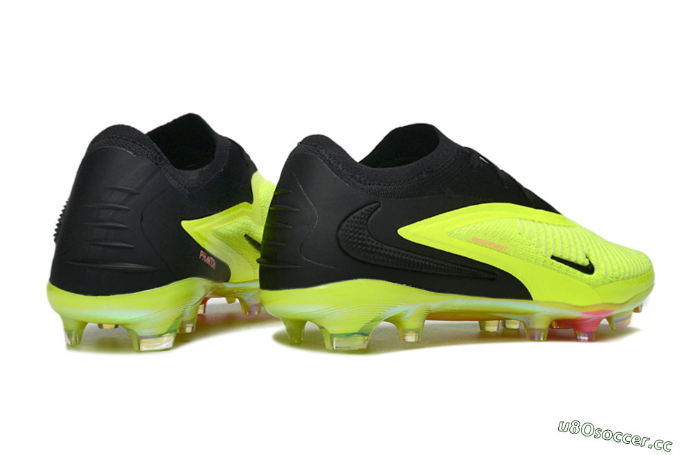 Unisex Nike Phantom 6 Low Elite FG Firm Ground Low-Tops Football Boots - Yellow/Electric Green/Black 6