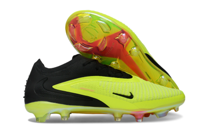 Unisex Nike Phantom 6 Low Elite FG Firm Ground Low-Tops Football Boots - Yellow/Electric Green/Black