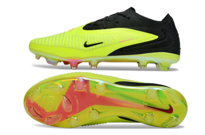 Unisex Nike Phantom 6 Low Elite FG Firm Ground Low-Tops Football Boots - Yellow/Electric Green/Black