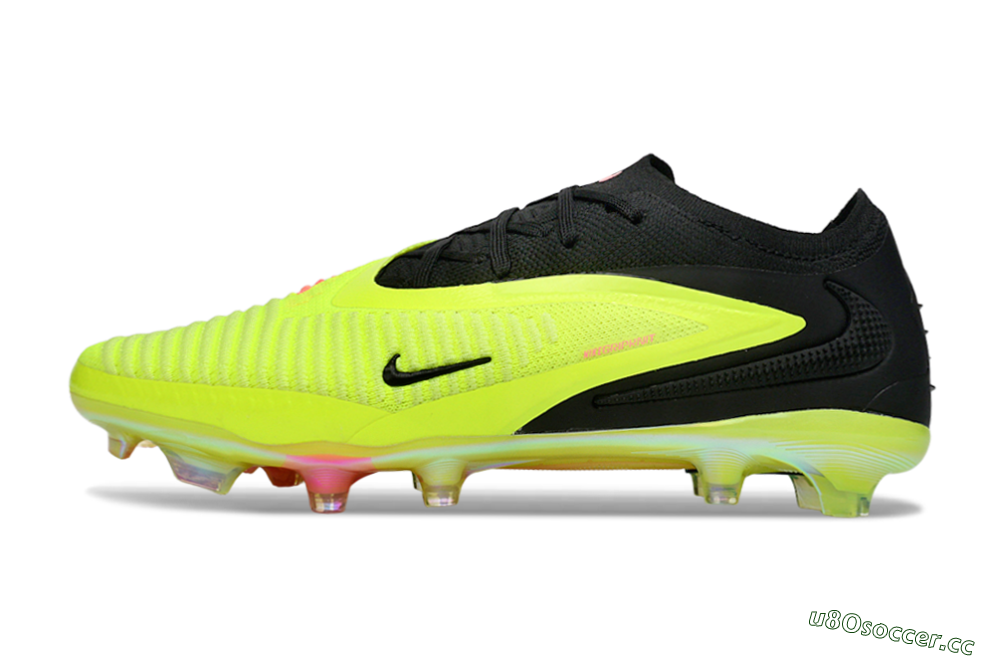 Unisex Nike Phantom 6 Low Elite FG Firm Ground Low-Tops Football Boots - Yellow/Electric Green/Black 0
