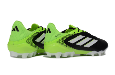 Men's Adidas Copa Pure 3 AG Artificial Grass Low-Tops Football Boots - Black/Electric Green/White