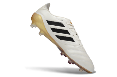 Men's Adidas Copa Icon 2 FG Firm Ground Low-Tops Football Boots - White/Black/Gold