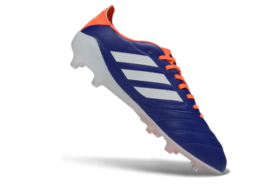 Men's Adidas Copa Icon 2 FG Firm Ground Low-Tops Football Boots - Blue/Vibrant Orange/Clean White