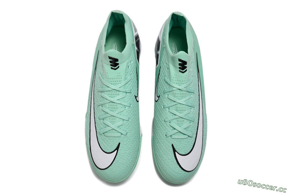 Unisex Nike Air Zoom Mercurial Vapor 16 Elite TF Artificial Turf Low-Tops Football Shoes - Mint/Bright Green/Cool Aqua 4