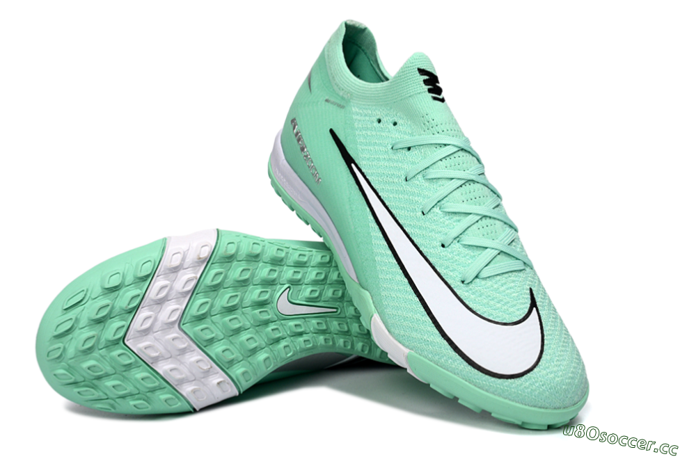 Unisex Nike Air Zoom Mercurial Vapor 16 Elite TF Artificial Turf Low-Tops Football Shoes - Mint/Bright Green/Cool Aqua 3