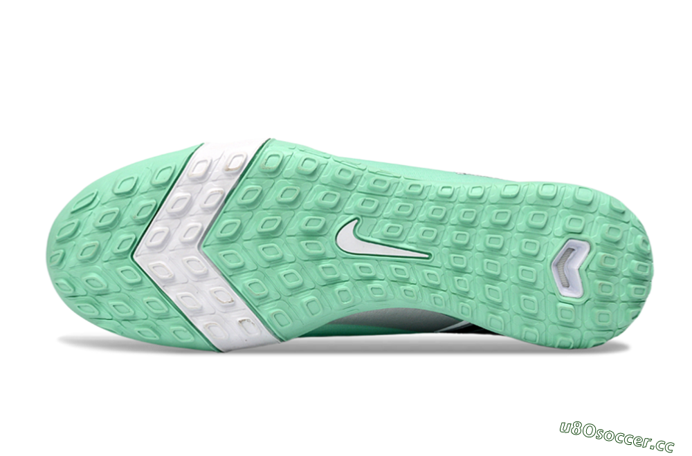 Unisex Nike Air Zoom Mercurial Vapor 16 Elite TF Artificial Turf Low-Tops Football Shoes - Mint/Bright Green/Cool Aqua 6
