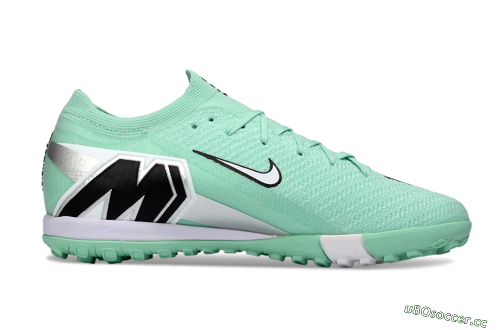 Unisex Nike Air Zoom Mercurial Vapor 16 Elite TF Artificial Turf Low-Tops Football Shoes - Mint/Bright Green/Cool Aqua 7