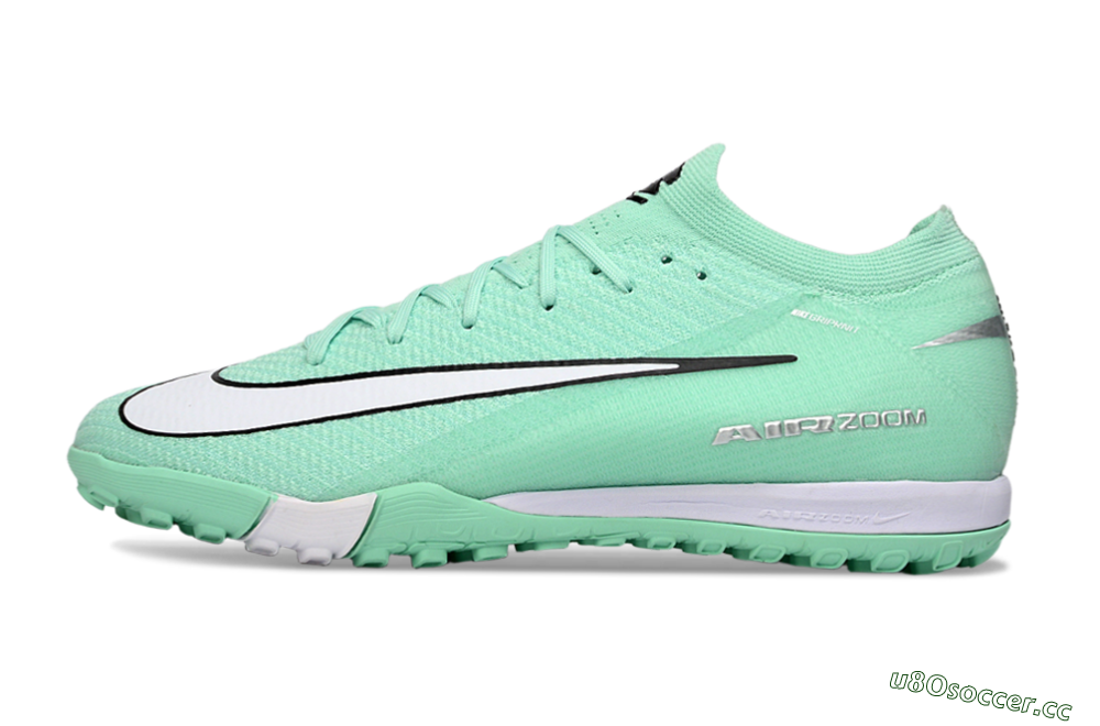Unisex Nike Air Zoom Mercurial Vapor 16 Elite TF Artificial Turf Low-Tops Football Shoes - Mint/Bright Green/Cool Aqua 0