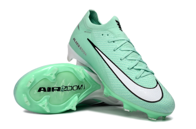Unisex Nike Air Zoom Mercurial Vapor 16 Elite FG Firm Ground Low-Tops Football Boots - Mint/Aqua Breeze/Fresh Green