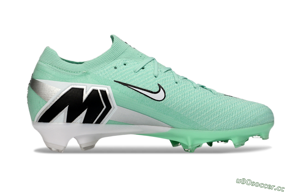 Unisex Nike Air Zoom Mercurial Vapor 16 Elite FG Firm Ground Low-Tops Football Boots - Mint/Aqua Breeze/Fresh Green 7