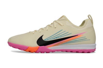 Unisex Nike Air Zoom Mercurial Vapor 16 Pro TF Artificial Turf Low-Tops Football Shoes - Beige/Neon Pink/Luminous Orange