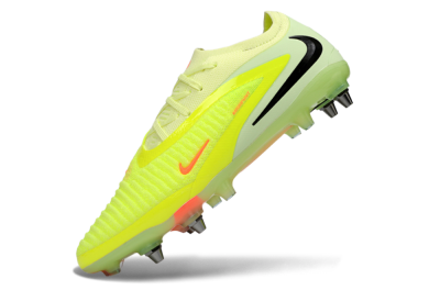 Men's Nike Phantom 6 Elite Low SG Soft Ground Low-Tops Football Boots - Yellow/Fluorescent Green/Neon Orange