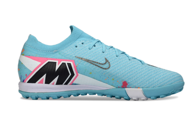 Men's Nike Air Zoom Mercurial Vapor 16 Elite TF Artificial Turf Low-Tops Football Shoes - Aqua/Bright Blue/White