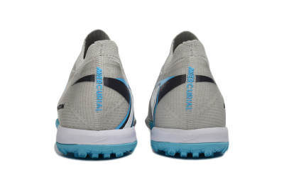 Men's Nike Air Zoom Mercurial Vapor 16 Elite TF Artificial Turf Low-Tops Football Shoes - Gray/Sky Blue/Sea Foam